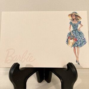 Vintage 1980’s Barbie Flat Note Cards Market Day
